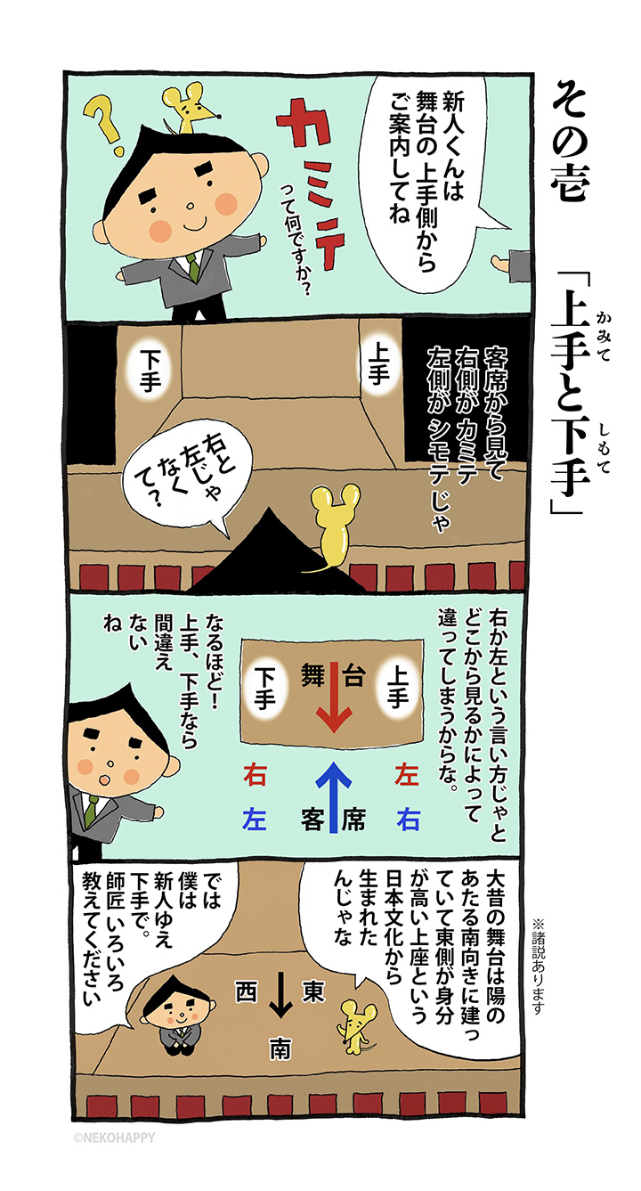 その壱「上手と下手」